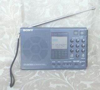 Sony Icf - Sw7600 Stereo Synthesized World Band Shortwave Radio Receiver Japan