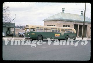 Duplicate Slide Bus Gm 4200 Sts Surface Transit York City 1950 