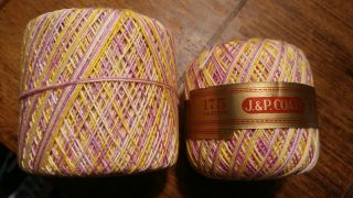Vintage J&p Coats Knit Cro Sheen