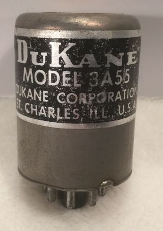 Vintage Dukane 3a55 Mic Input Transformers Tube