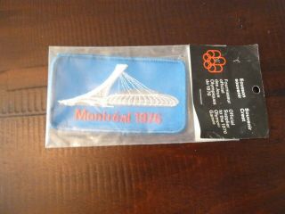 Vintage Montreal 1976 Patch In Package Olympic Games