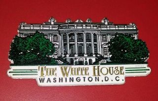 Vintage Refridgerator Magnet White House Washington Dc Historical Presidents