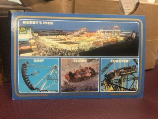 Vintage 1980s Wildwood Nj Morey’s Piers Boardwalk Log Flume Postcard