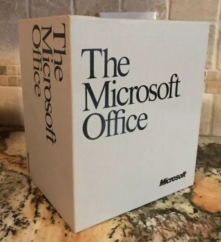 Vintage The Microsoft Office Box Set User Manuals & Software Documentation