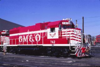 (1972) Gulf Mobile & Ohio 742 - Color Slide