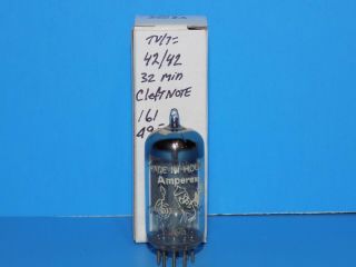 Amperex Bugle Boy 12ax7 Ecc83 Cleft Note Tube I6i From 1959