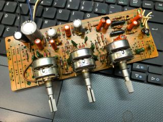 Parting Out Sansui 8080 Board With Bass Mid Treble Pots Ask For Your Part F - 2544