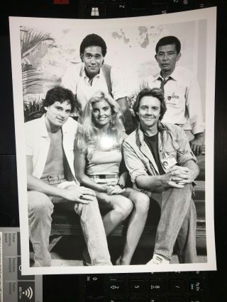 Tracy Scoggins 1984 Hawaiian Heat,  Vintage Press Headshot Cast Photo
