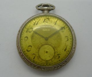 Antique Elgin 7 Jewel Grade 303 Size 12 Pocket Watch