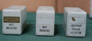 WESTERN ELECTRIC OUTPUT TRANSFORMERS KS - 8728 RET KS - 8729 RET KS - 8730 1V49 W 2