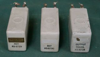 WESTERN ELECTRIC OUTPUT TRANSFORMERS KS - 8728 RET KS - 8729 RET KS - 8730 1V49 W 3