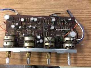 Sansui 7000 Solid State Stereo Am / Fm Stereo Tuner Amplifier Control Board.