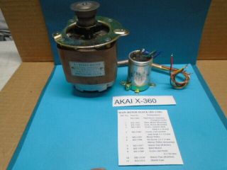 Akai Gx - 360 Main Motor Assembly Complete (16x) Rd - 1500 Hc - 16x