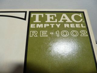 Teac Empty Reel - Re - 1002 And Box -