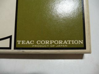 TEAC EMPTY REEL - RE - 1002 AND BOX - 2
