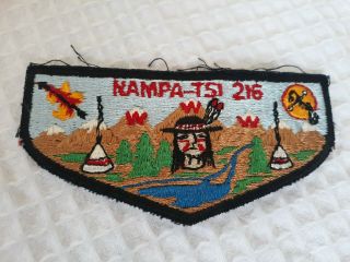 Vintage Boy Scout Flap Patch Bsa Order Of The Arrow Oa 216 Nampa - Tsi Www