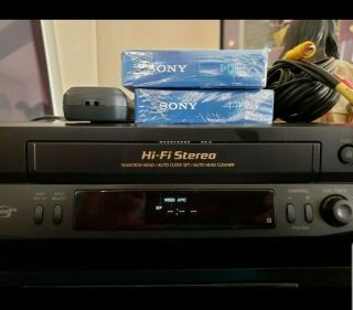 Sony Slv - N71 Vcr 4 - Head Hi - Fi Video Cassette Recorder Vhs Player “tested”