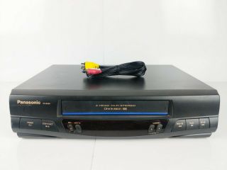 Panasonic Omnivision Pv - 9450 Vcr Video Cassette Recorder Vhs Player No Remote