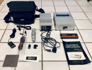 Vintage Panasonic Bundle: Portable Vhs Recorder Pv - 5800d,  Tuner Pv - A580 And More