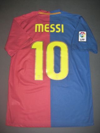 2008 - 2009 Nike Authentic Fc Barcelona Fcb Jersey Shirt Kit Messi Argentina