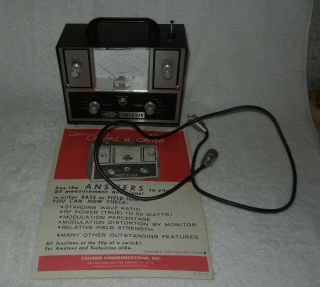 Vintage Courier Port - A - Lab Cb/ham Tester Radio Test Meter.