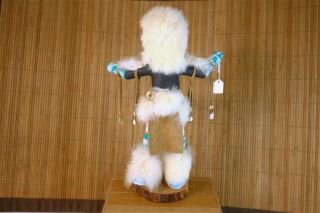 VINTAGE LARGE Hopi Kachina Handmade Doll Figure Signed - N.  Smith 13 