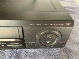 Sony SLV - 678HF VCR Video Cassette Recorder VHS /4 Head/ Hi - Fi Stereo 3