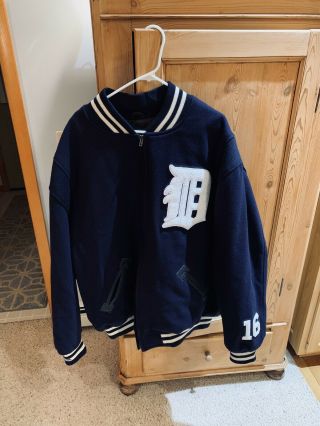 Mitchell And Ness 1948 Detroit Tigers Wool Jacket 3 Xl (size 56)