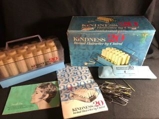 Vintage Clairol Kindness 20 Instant Hairsetter Hot Rollers No Cord