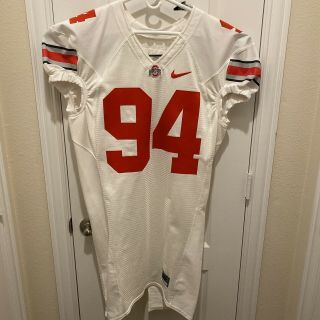 Authentic Game Worn Ohio State Buckeyes Football Jersey Size 46