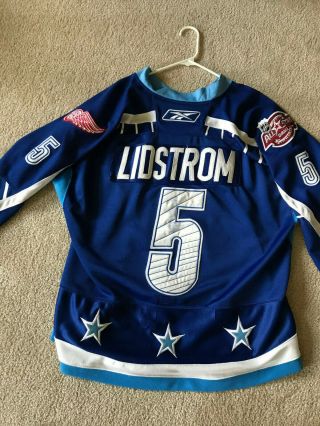 Nicklas Lidstrom Detroit Red Wings Ccm Authentic 2011 All Star Game Jersey Sz 50