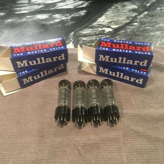 Mullard El34 Vacuum Tubes - - A Matched Quad In.