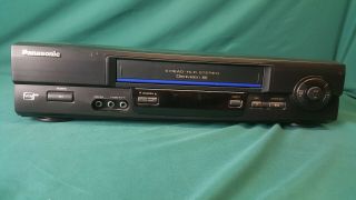 Panasonic Omnivision Vcr Pv - V4611 4 Head Hi - Fi Stereo Video Cassette Recorder