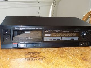 1986 Pioneer Ct - S11 Stereo Cassette Tape Deck W Box Made Japan Nos