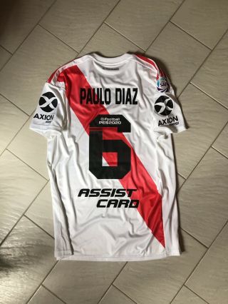 River Plate Match Worn Shirt 2019 2