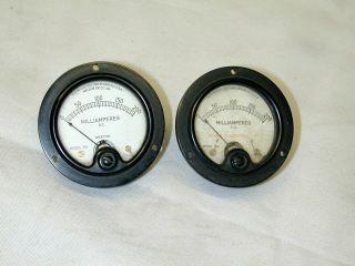 Weston 506 Dc Ma Tube Amplifier Meters