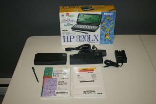 Vintage Hp Hewlett Packard 320lx Palmtop Laptop Pda Pc Windows Ce