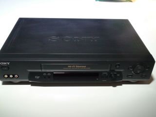 Sony Slv - N71 Vcr 4 - Head Video Cassette Recorder Vhs Player