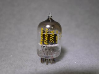 Western Electric 396a Vacuum Tube Square Getter Black Plate Made In Usa