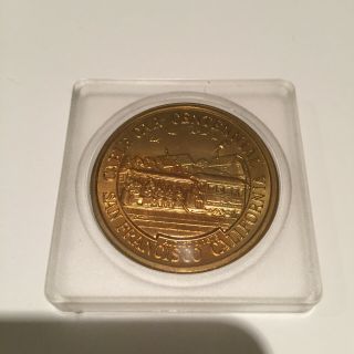 Cable Car Centennial Medal San Francisco California Railway Coin