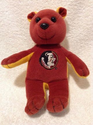 Florida State University Seminoles Plush Bear 8 Inch Stuffed Animal Toy Fsu