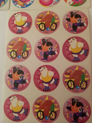 Set of 7 Scratch And Sniff Sticker Sheets by Trend Vintage 2