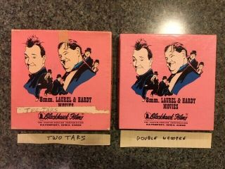 Vintage 8 Mm Laurel / Hardy Two Tars Double Whoopee 8mmxyz