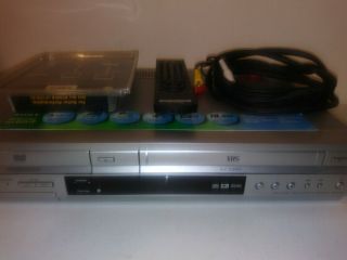 Vintage Sony Slv - D251p Dvd Vcr Combo Player,  Vhs Recorder With Remote