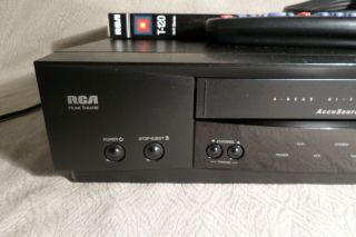 RCA Home Theater VCR Player 4 Head Hi - Fi Stereo VR622HF With Remote and Tape 2