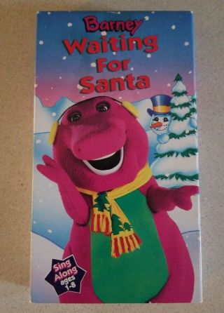 Barney and Friends Waiting For Santa Vintage 1992 Christmas VHS Tape 3