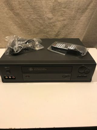 General Electric Ge Vg4269 Video Cassette Recorder Vcr,  Remote & Cable