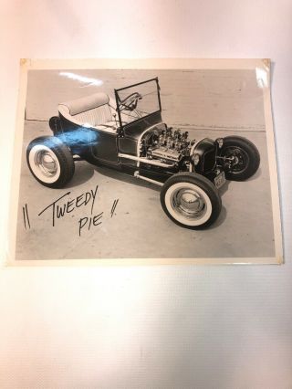 1960’s Ed Roth Hot Rod Tweedy Pie 8x10 Print Photo