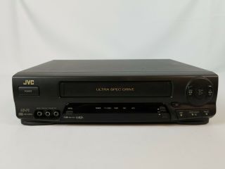 Jvc Model Hr - A52u Vcr Vhs Player/recorder And Great - No Remote