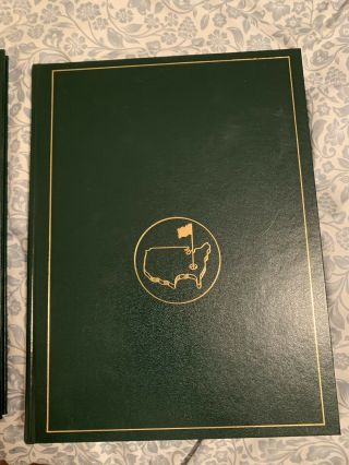 Tiger Woods 2001 & 2002 Masters Annual Books Augusta National Golf Club ANGC 3